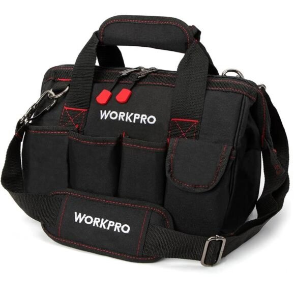 12-inch Close Top Wide Mouth Storage Tool Bag